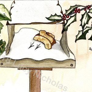 Christmas Bird Table