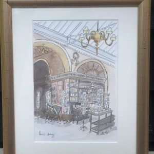 Paris Library - Original Art