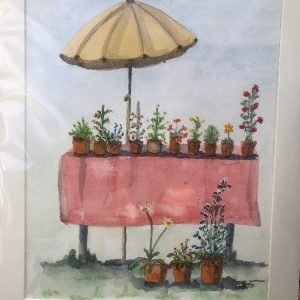 Flower Stall - Original Art