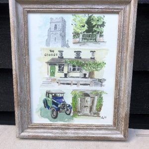 Scenes of Codford - Original Art