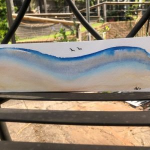 Seagulls, Sea And Sand - Original Art