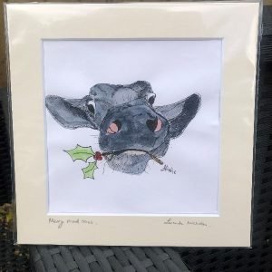 Merry Mad Cow - Original Art