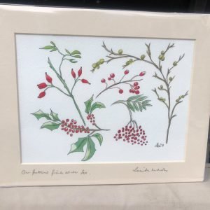 Our Feathered Friends' Winter Fare - Original Art