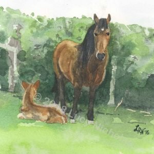 New Forest Family - Original Art