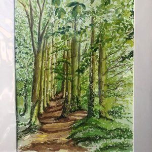 Robert's Walk - Britford - Original Art