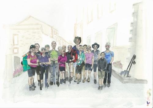 Commission - Camino Pilgrims (2019)