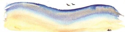 Seagulls, Sea and Sand