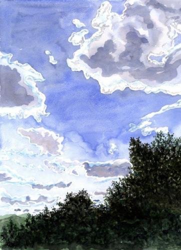 Blue Sky Over the New Forest